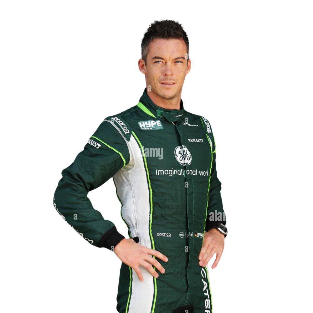 Combinaison de course de l'équipe de Formule 1 André Lotterer Caterham 2014