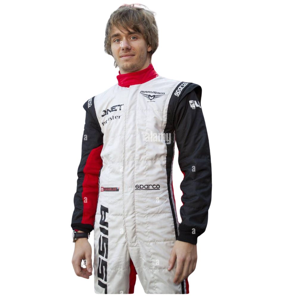 Combinaison de course de Formule 1 Charles Pic Marussia 2012