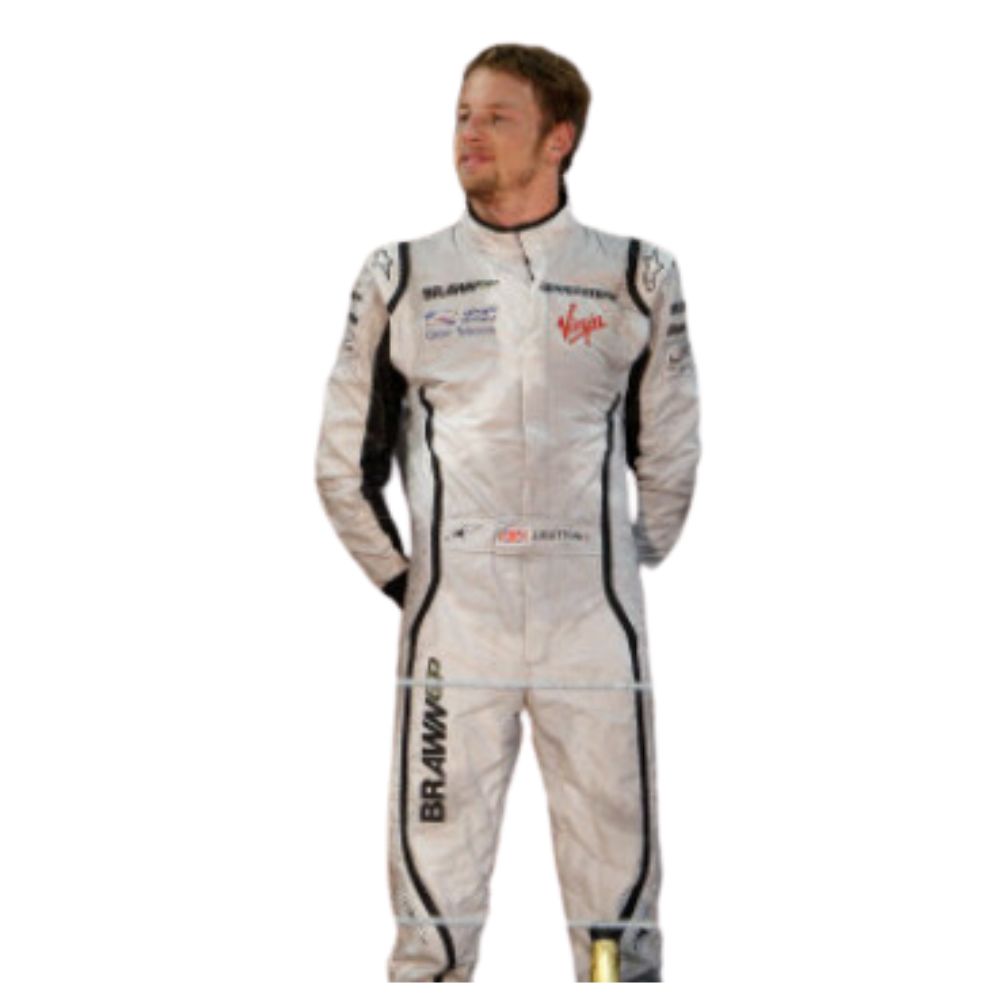 jenson button top gear Jenson Button Brawn GP 2009s F1 Race Suit – Pulse Racegear