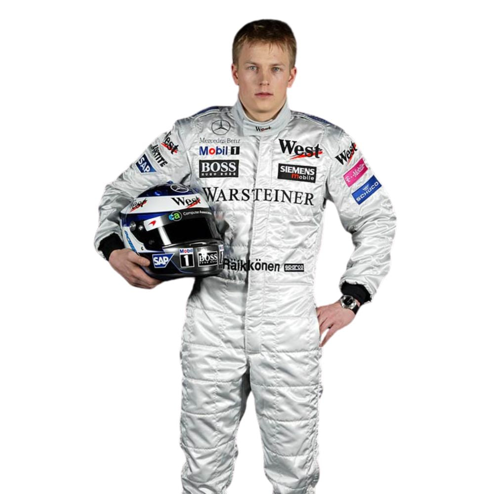 top gear kimi räikkönen Kimi Räikkönen McLaren F1 Race Suit 2002s – Pulse Racegear