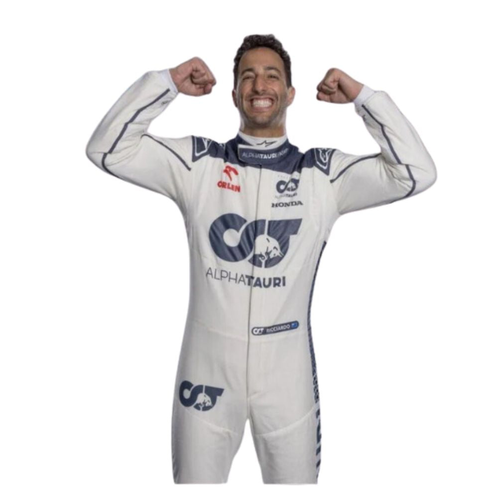 Réplique du costume F1 Daniel Ricciardo AlphaTauri 2023