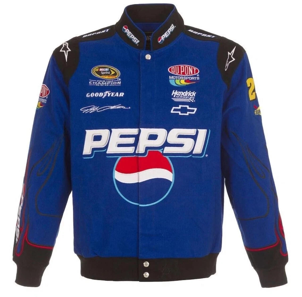 PEPSI COLA Soft Shell BOMBER PRINTED JACKET