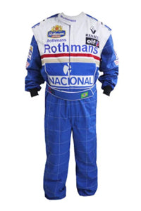 Combinaison de course brodée Ayrton Senna F1