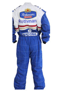 Combinaison de course brodée Ayrton Senna F1