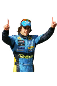 Renault : Combinaison de course F1 de Fernando Alonso 2005
