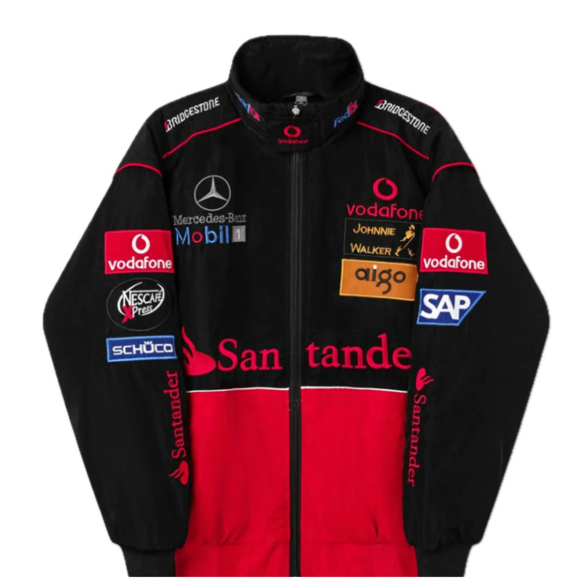 Nascar Jacket F1 Mercedes-Benz Vintage 2024 Racing Jacket 90s Formula 1 Jacket (S)