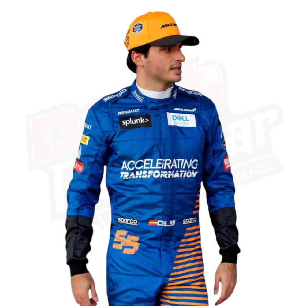 2020 Formula 1 Race Costume Carlos Sainz Mcleran