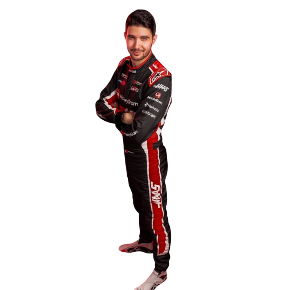 Esteban Ocon Haas F1 Team Racing Costume 2025