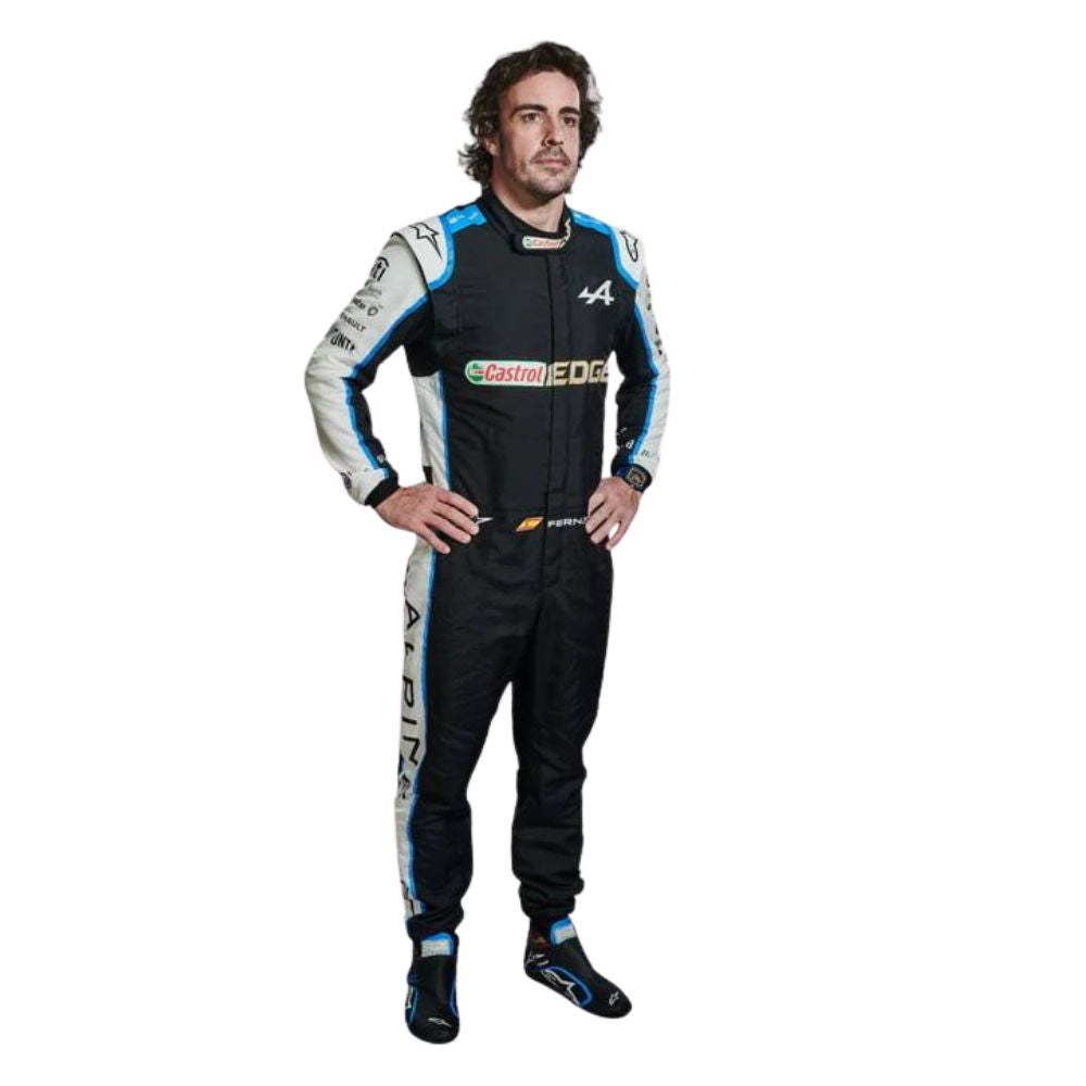 F1 Race Suit Fernando Alonso Alpine 2021 – Pulse Racegear