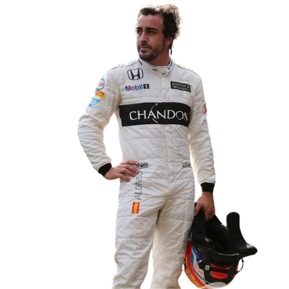 Costume Formual 1 Racing Fernando Alonso Mclaren 2016