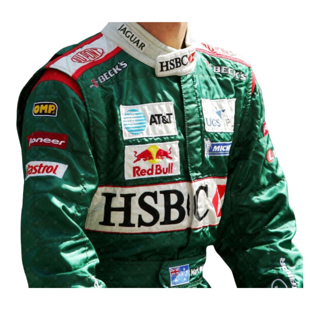 Jaguar:Mark Webber F1 Race Suit 2004s – Pulse Racegear