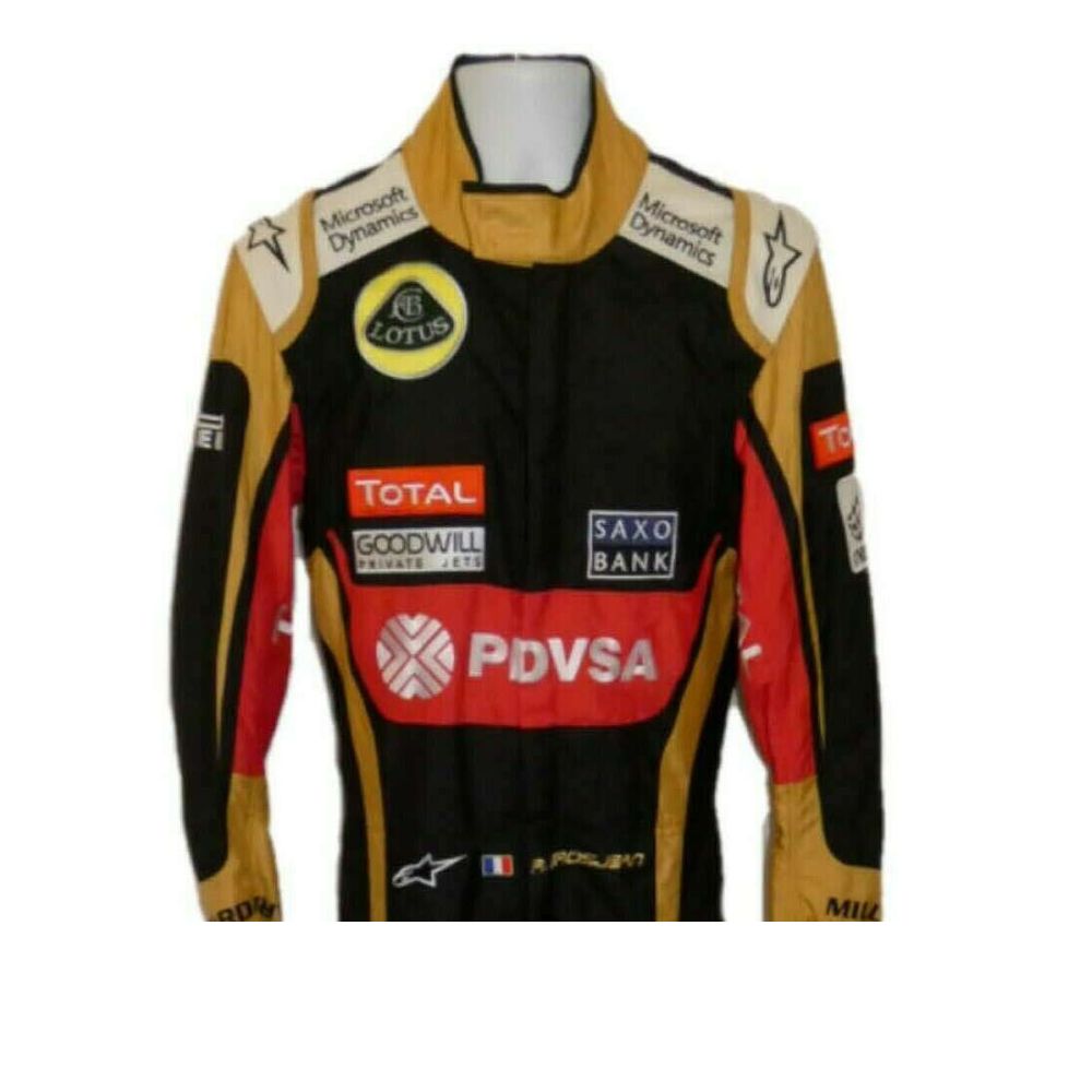 Team Suit F1 Racing Romain Grosjean Lotus 2015