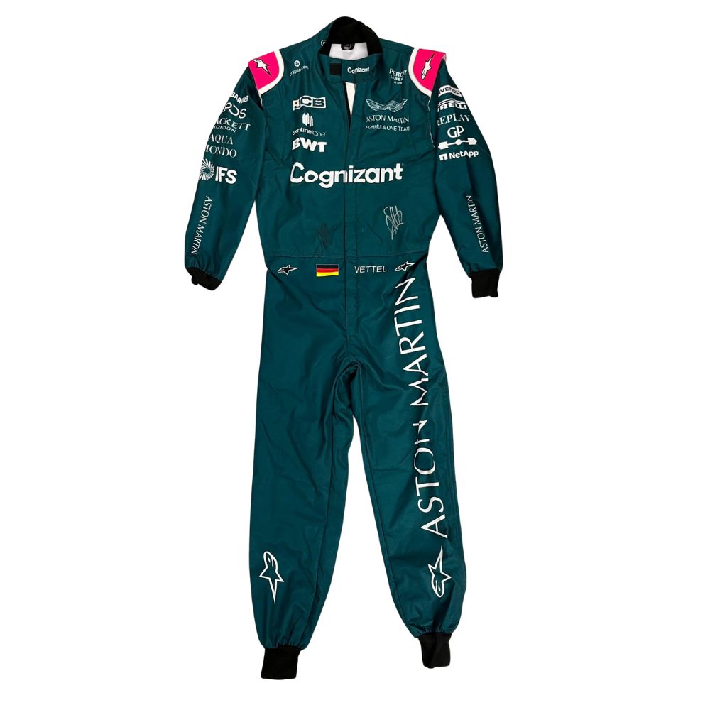 Costume Replica F1 Race Sebastian Vettel Aston Martin 2021