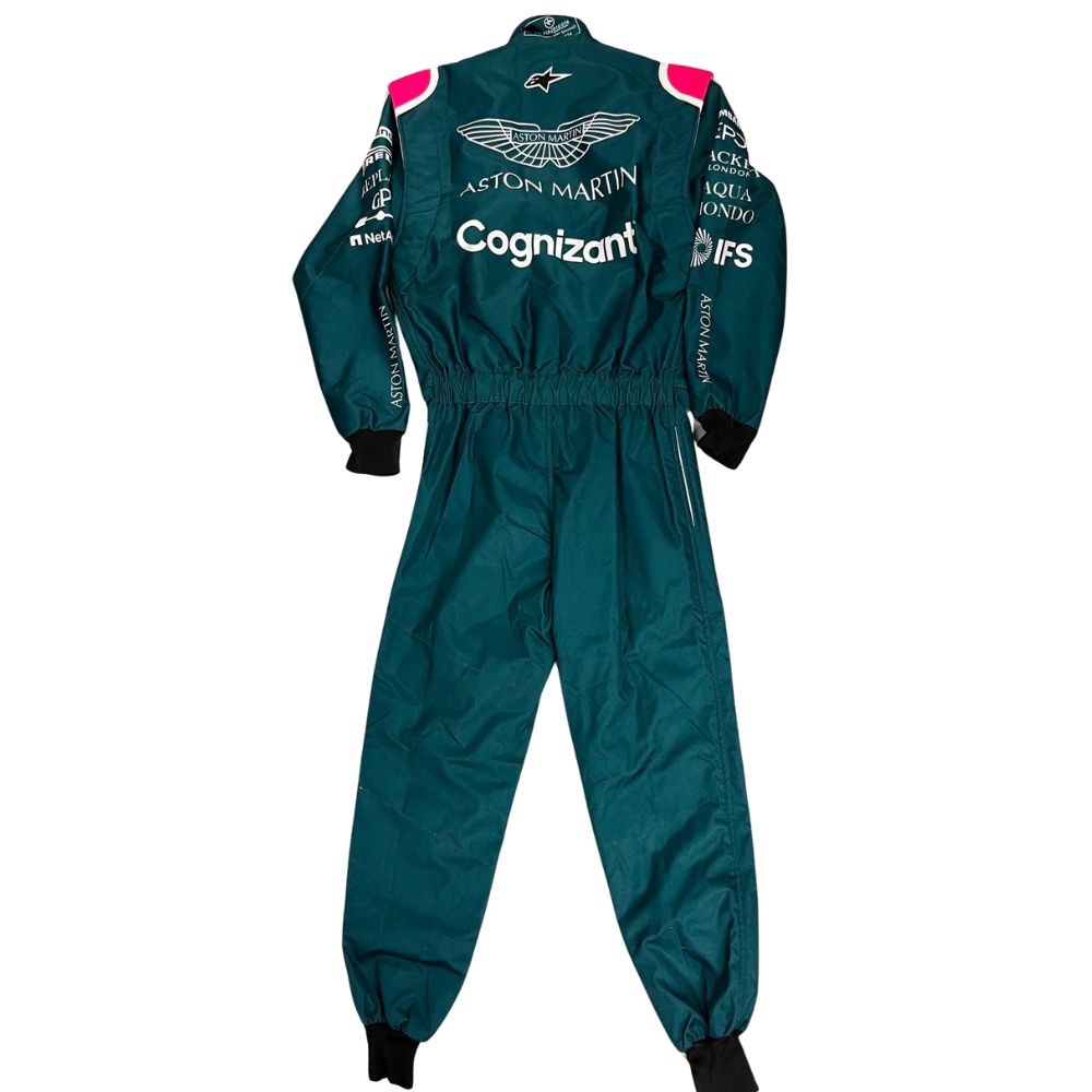 Costume Replica F1 Race Sebastian Vettel Aston Martin 2021