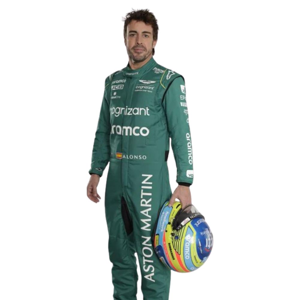 F1 Costume Replica Fernando Alonso Aston Martin 2023