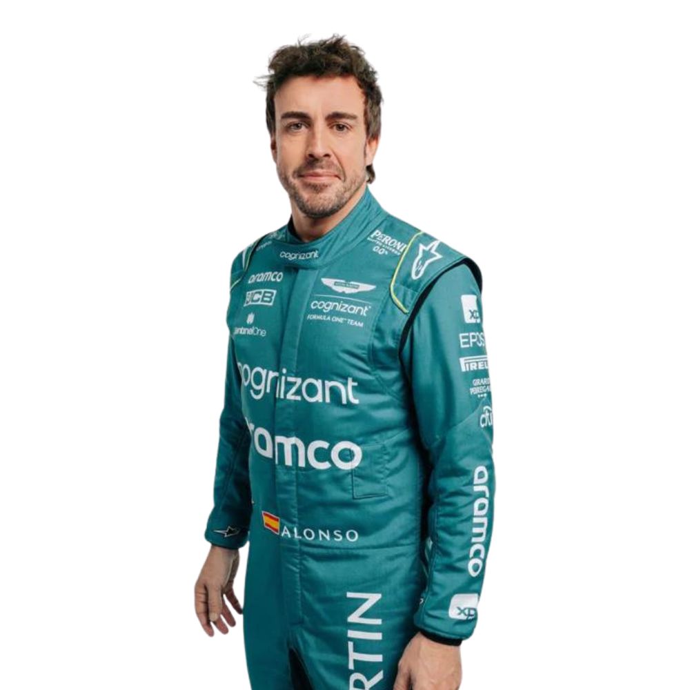 F1 Costume Replica Fernando Alonso Aston Martin 2023