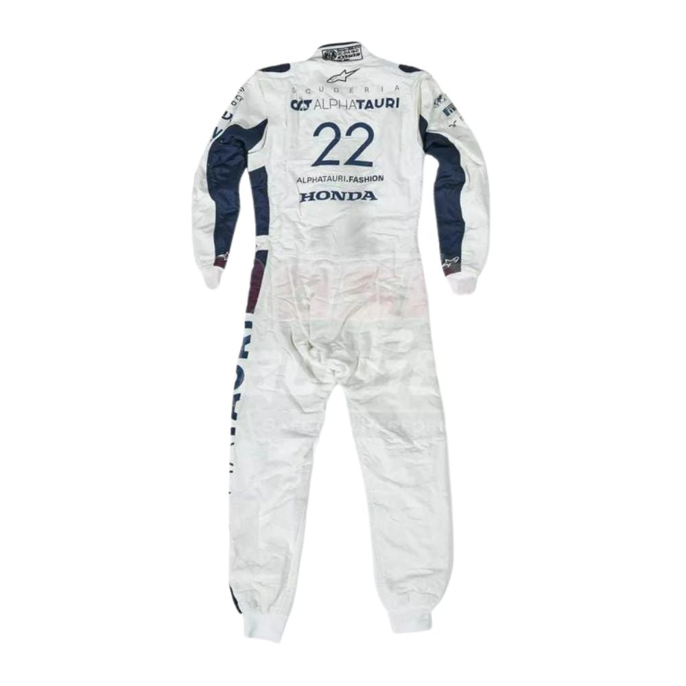 Costume Replica F1 Race Yuki Tsunoda AlphaTauri 2021