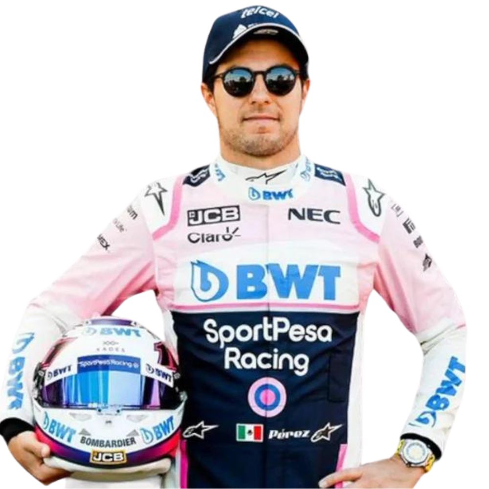 Costume Replica F1 Race Sergio Perez Racing Point 2019