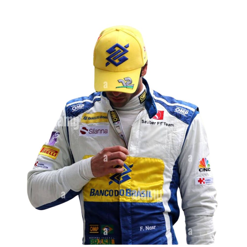 Costume Formual 1 Racing Felipe Nasr Sauber 2016