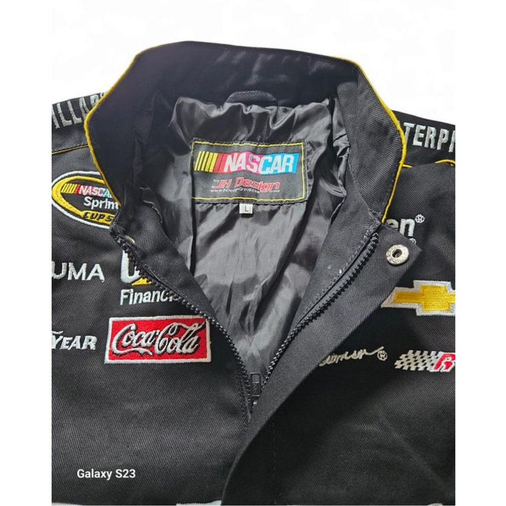 Caterpillar Embroidery Cotton Padded F1 Motorsports Jacket