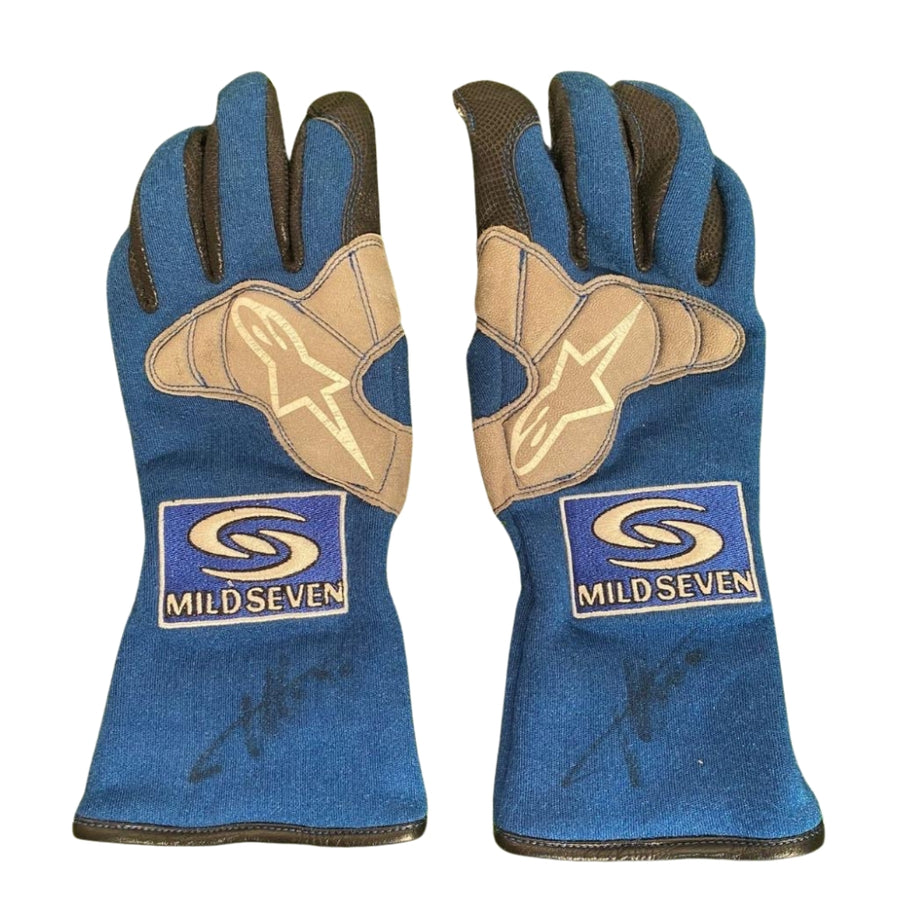 Blue F1 Gloves